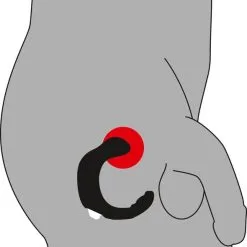 Rebel Prostaat Stimulator - C-Vorm -Buttpluggs Winkel 05859120000 prostaat stimulator 1 3