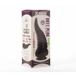 Monster Buttplug X-Men -Buttpluggs Winkel 100silicone toy8 inch four colors black flesh pinkpurple weight 560g 4