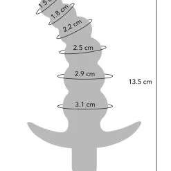 ToyJoy Buttplug The Spunky - Blauw -Buttpluggs Winkel 10226 blue 06