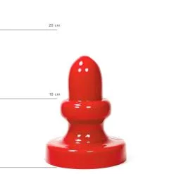 All Black Buttplug Teardrop Red -Buttpluggs Winkel 115 abr52m 3