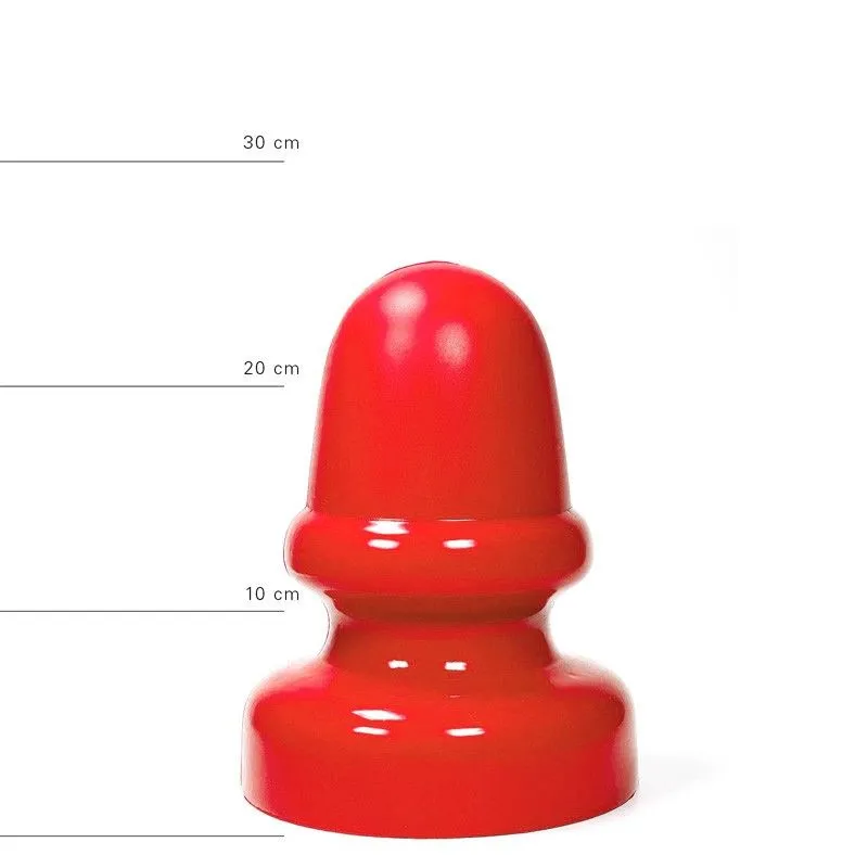 All Black Buttplug Derrek Red 4 All Black Buttplug Derrek Red - Afbeelding 2