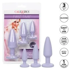 California Exotic Novelties Buttplug Crystal Booty Kit - Lila -Buttpluggs Winkel 12016 purple 05