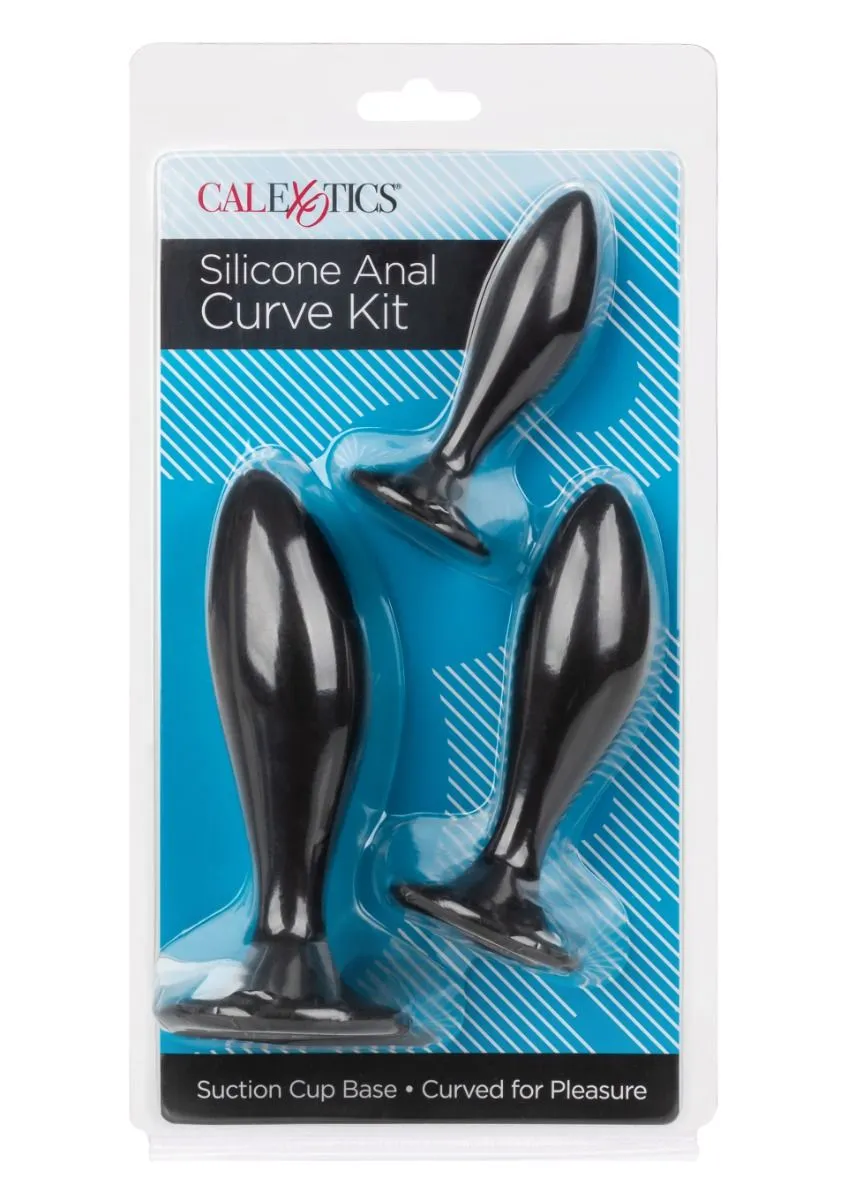 California Exotic Novelties Buttplug Anale Curve Kit 4 California Exotic Novelties Buttplug Anale Curve Kit - Afbeelding 2