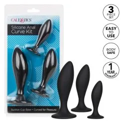 California Exotic Novelties Buttplug Anale Curve Kit 9 California Exotic Novelties Buttplug Anale Curve Kit -Buttpluggs Winkel 12035 black 05