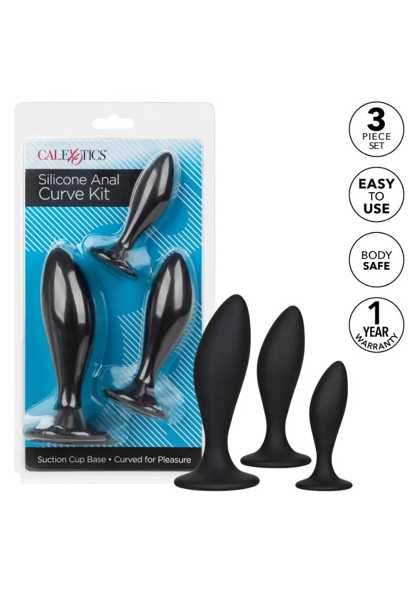 California Exotic Novelties Buttplug Anale Curve Kit 6 California Exotic Novelties Buttplug Anale Curve Kit - Afbeelding 4