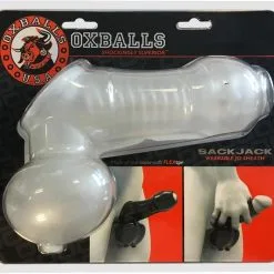 Oxballs Sackjack - Jack Off Sheath - Clear Frost -Buttpluggs Winkel 137147 oxballs sackjack jack off clear frost