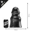 Stretch'r Scaly Buttplug M -Zwart -Buttpluggs Winkel 139182 image 1