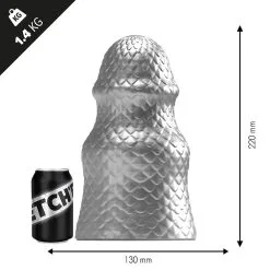 Stretch'r Scaly Buttplug L - Metal