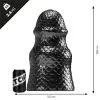 Stretch'r Scaly Buttplug XL - Zwart -Buttpluggs Winkel 139186 image 1