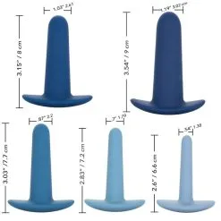 California Exotic Novelties 5 Buttplugs Wearable Trainings Set -Buttpluggs Winkel 14064 assort 07