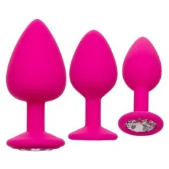 California Exotic Novelties Buttplug Set Cheeky Gems - Roze