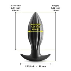 Buttplug Renegade Bomba Small -Buttpluggs Winkel 18950 black 04