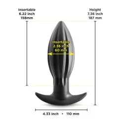 Buttplug Renegade Bomba Large -Buttpluggs Winkel 18952 black 04