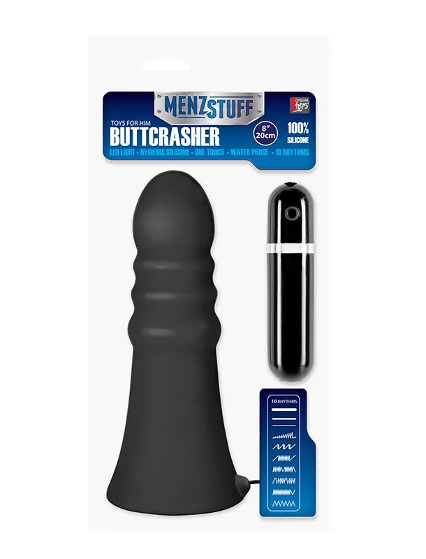 Menzstuff Vibrerende Anaal Dildo Buttcrasher* 4 Menzstuff Vibrerende Anaal Dildo Buttcrasher* - Afbeelding 2