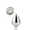 Dream Toys Zilveren Buttplug Gleaming - S* -Buttpluggs Winkel 21785