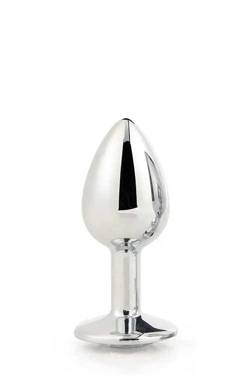 Dream Toys Zilveren Buttplug Gleaming - S* 5 Dream Toys Zilveren Buttplug Gleaming - S* - Afbeelding 3