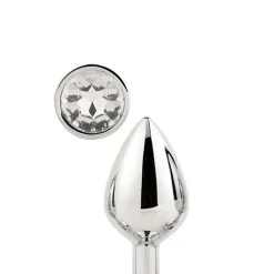 Dream Toys Zilveren Buttplug Gleaming - S*