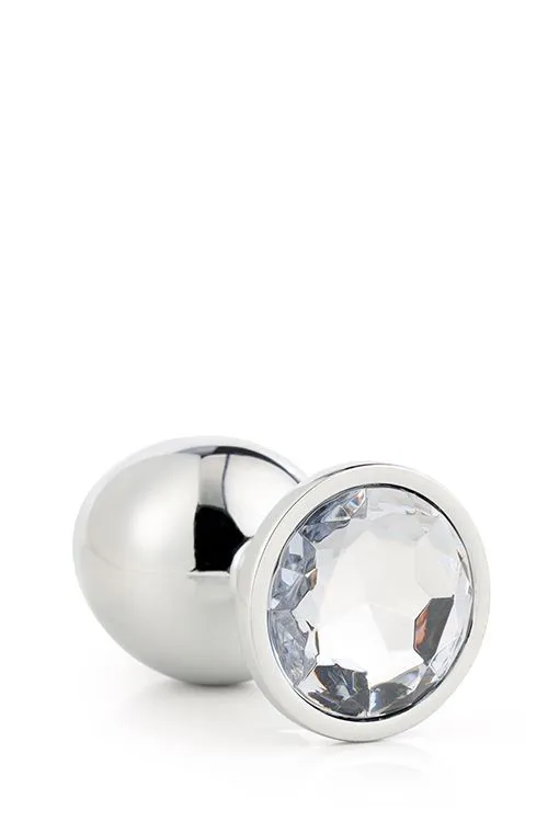 Dream Toys Zilveren Buttplug Gleaming - S* 6 Dream Toys Zilveren Buttplug Gleaming - S* - Afbeelding 4