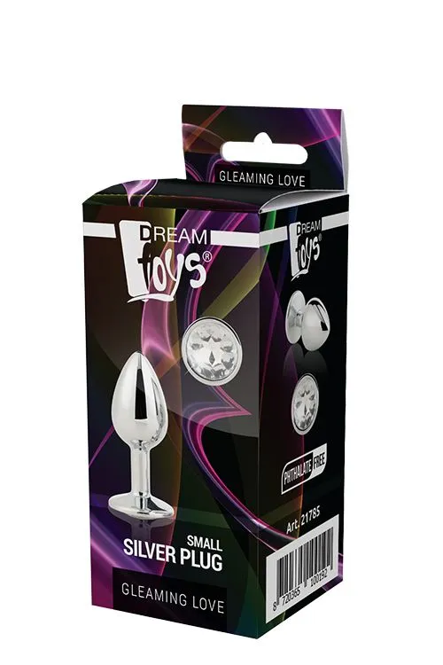 Dream Toys Zilveren Buttplug Gleaming - S* 8 Dream Toys Zilveren Buttplug Gleaming - S* - Afbeelding 6