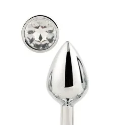 Dream Toys Zilveren Buttplug Gleaming - M*