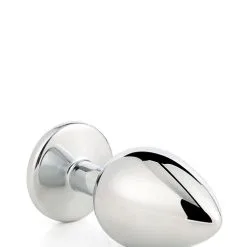 Dream Toys Zilveren Buttplug Gleaming - M* -Buttpluggs Winkel 21786 4