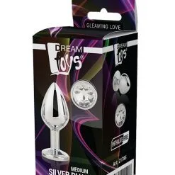 Dream Toys Zilveren Buttplug Gleaming - M* -Buttpluggs Winkel 21786 p