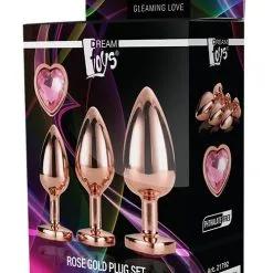 Dream Toys Buttplug Set Gleaming - Rose * 13 Dream Toys Buttplug Set Gleaming - Rose * -Buttpluggs Winkel 21792 p
