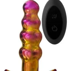 Dream Toys Vibrerende Beaded Plug Glamour Glass