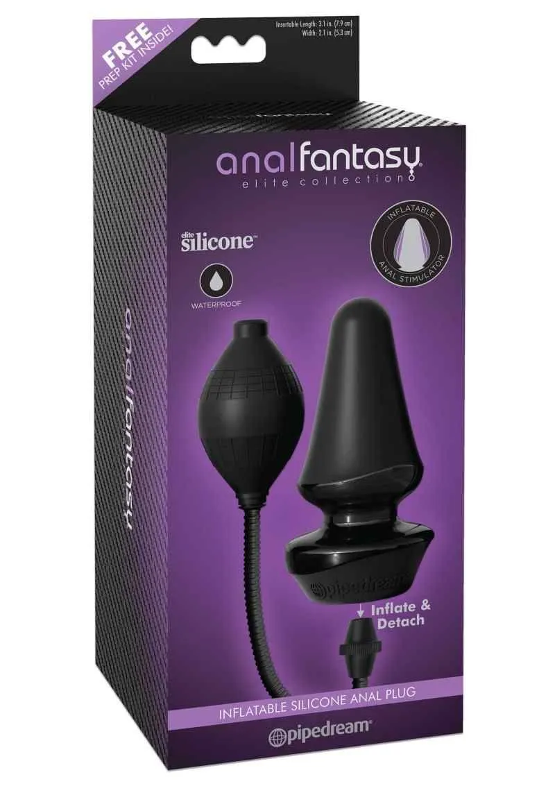 Pipedream Anal Fantasy - Opblaasbare Buttplug Met Knijpbal 4 Pipedream Anal Fantasy - Opblaasbare Buttplug Met Knijpbal - Afbeelding 2