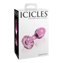 Roze Glazen Butt Plug Icicles No 48 -Buttpluggs Winkel 2948 00 3 2 1