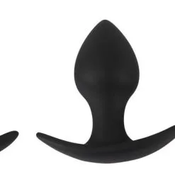 Black Velvets 3-Delige Anaal Trainer Set - Zwart 8 Black Velvets 3-Delige Anaal Trainer Set - Zwart -Buttpluggs Winkel 3 delige anaal trainer set zwart 3
