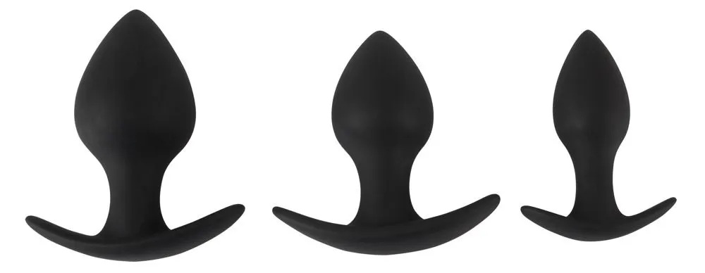 Black Velvets 3-Delige Anaal Trainer Set - Zwart 5 Black Velvets 3-Delige Anaal Trainer Set - Zwart - Afbeelding 3