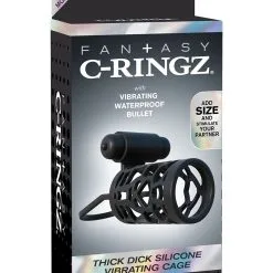 Fantasy C-Ringz Thick Dick Silicone Vibrating Cage -Buttpluggs Winkel 3000012766 2 960x1360 3