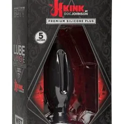 Kink Lube Luge Plug 5 Inch Black 7 Kink Lube Luge Plug 5 Inch Black -Buttpluggs Winkel 3001240103 2 960x1360 2