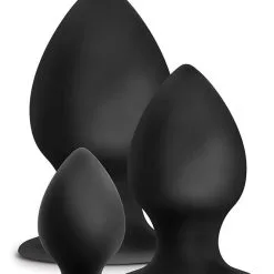 Blush Siliconen Buttplug Set Stout - Zwart