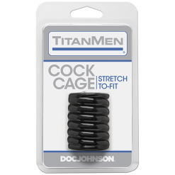 Titanmen Penis Kooi - Zwart 5 Titanmen Penis Kooi - Zwart -Buttpluggs Winkel 782421889517 verpaky 3