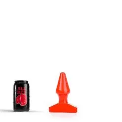 All Black All Red Buttplug 15.5 Cm - Rood* -Buttpluggs Winkel all red buttplug 15.5 cm rood 3