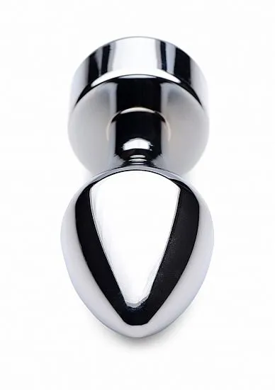 XR Brands Prostatic Play Aluminium Buttplug Met Roze Steen - Small* 4 XR Brands Prostatic Play Aluminium Buttplug Met Roze Steen - Small* - Afbeelding 2