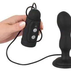 Black Velvets Anaal Plug Anal Twist - Zwart 16 Black Velvets Anaal Plug Anal Twist - Zwart -Buttpluggs Winkel anaal plug anal twist zwart hand