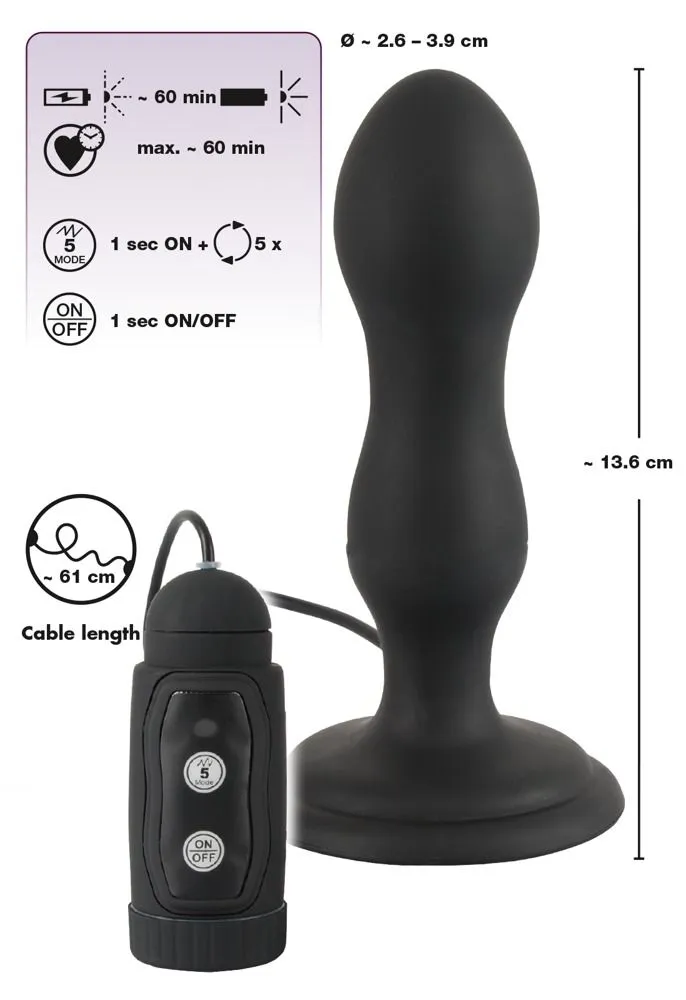 Black Velvets Anaal Plug Anal Twist - Zwart 9 Black Velvets Anaal Plug Anal Twist - Zwart - Afbeelding 7