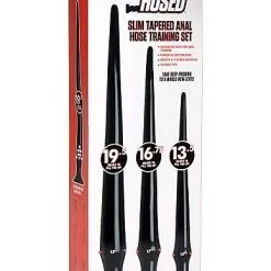 XR Brands Prostatic Play Anaal Plug Training Set Slim Tapered Anal Hose - Zwart 9 XR Brands Prostatic Play Anaal Plug Training Set Slim Tapered Anal Hose - Zwart -Buttpluggs Winkel anaal plug training set slim tapered anal hose zwart verpakt