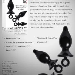 Αδάμ Anaal Trainers Kit 3 Stuks* -Buttpluggs Winkel anaal trainers kit 3 stuks ak