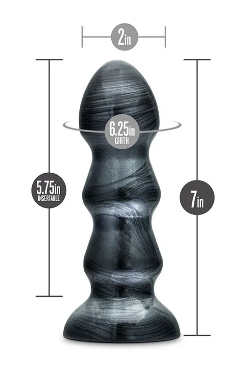 Blush Anaal Plug Met Ribbels Jet Jack Carbon* 6 Blush Anaal Plug Met Ribbels Jet Jack Carbon* - Afbeelding 4