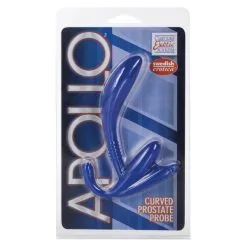 Apollo® Apollo - Gebogen Prostaat Dildo -Buttpluggs Winkel apollo curved probe blue2 600x600 2