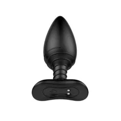Vibrerende Buttplug Action Asher -Buttpluggs Winkel asher butt plug with remote control magnetic usb black 1