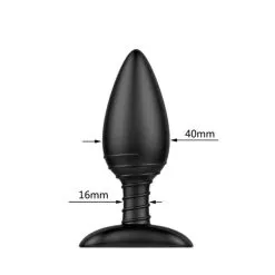 Vibrerende Buttplug Action Asher -Buttpluggs Winkel asher butt plug with remote control magnetic usb black 3
