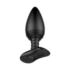 Vibrerende Buttplug Action Asher -Buttpluggs Winkel asher butt plug with remote control magnetic usb black 8