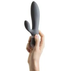 XR Brands Trinity Vibes Grijze Prostaat Vibrator -Buttpluggs Winkel b swish bfilled prostaat massager grijs inhand