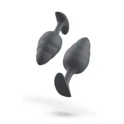 Swiss Navy B Swish - Buttplug Basic Plus Wave Grijs -Buttpluggs Winkel b swish buttplug basic plus wave grijs twee