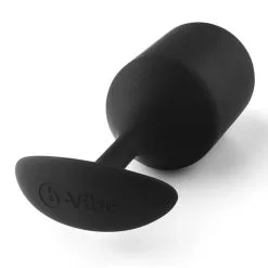 B-Vibe Snug Plug 4 Zwart 11 B-Vibe Snug Plug 4 Zwart -Buttpluggs Winkel b vibe snug plug 4 zwart liggend